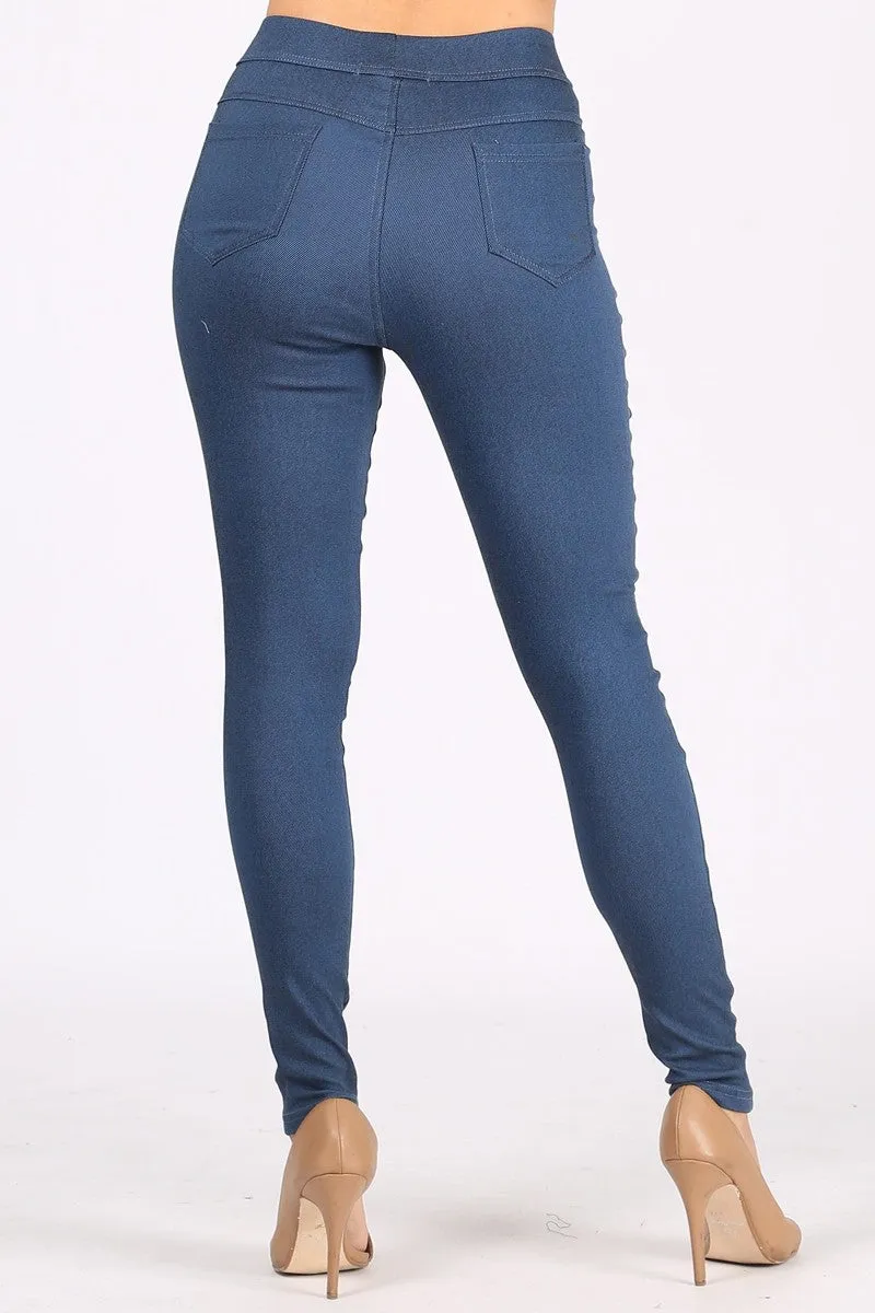 Stretchy Denim Pants